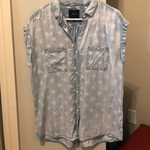Rails Denim Star button down M